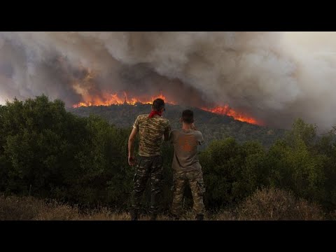 Ελλάδα-πυρκαγιές: Καλύτερη εικόνα στα πύρινα μέτωπα