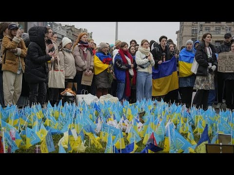 Ουκρανία: Μαύρη επέτειος της ρωσικής εισβολής-Το euronews στο Κίεβο