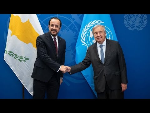 Νέα Υόρκη: Συνάντηση Χριστοδουλίδη - Γκουτέρες με το βλέμμα στην τριμερή του Σαββάτου