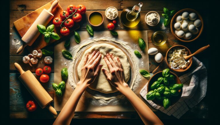 Πώς να Φτιάξεις Τέλεια Σπιτική Πίτσα Χωρίς Μίξερ – Εύκολος Βήμα-Βήμα Οδηγός