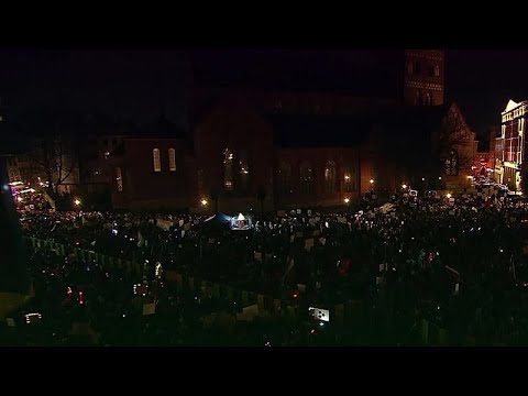 Μαζική διαμαρτυρία κατά της πιθανής εξόδου της Λετονίας από τη Σύμβαση της Κωνσταντινούπολης