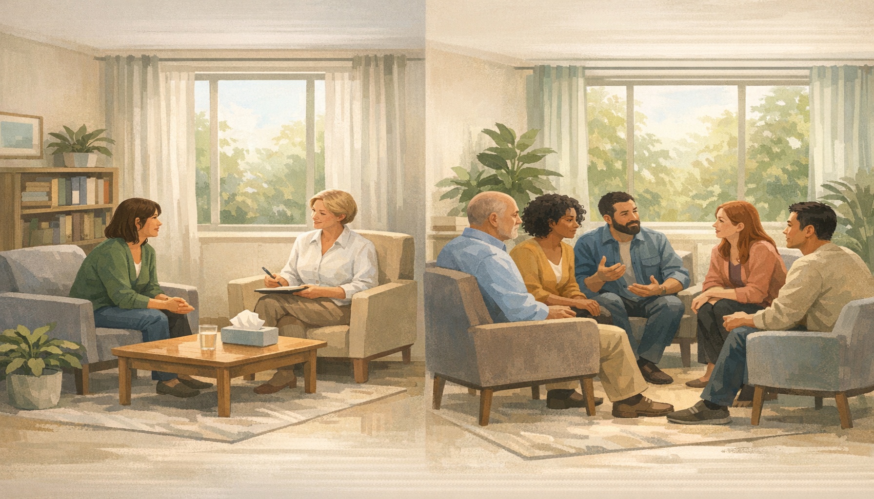 Ομαδική ή ατομική ψυχοθεραπεία: ποια σε βοηθά πραγματικά να αλλάξεις;