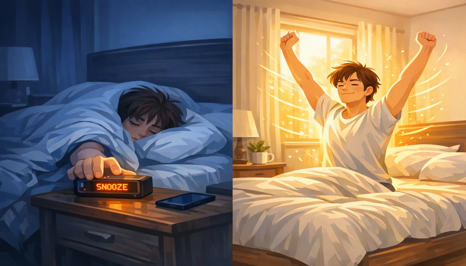 Κουμπί snooze vs άμεσο ξύπνημα: ποια συνήθεια σώζει πραγματικά την ενέργειά σου;