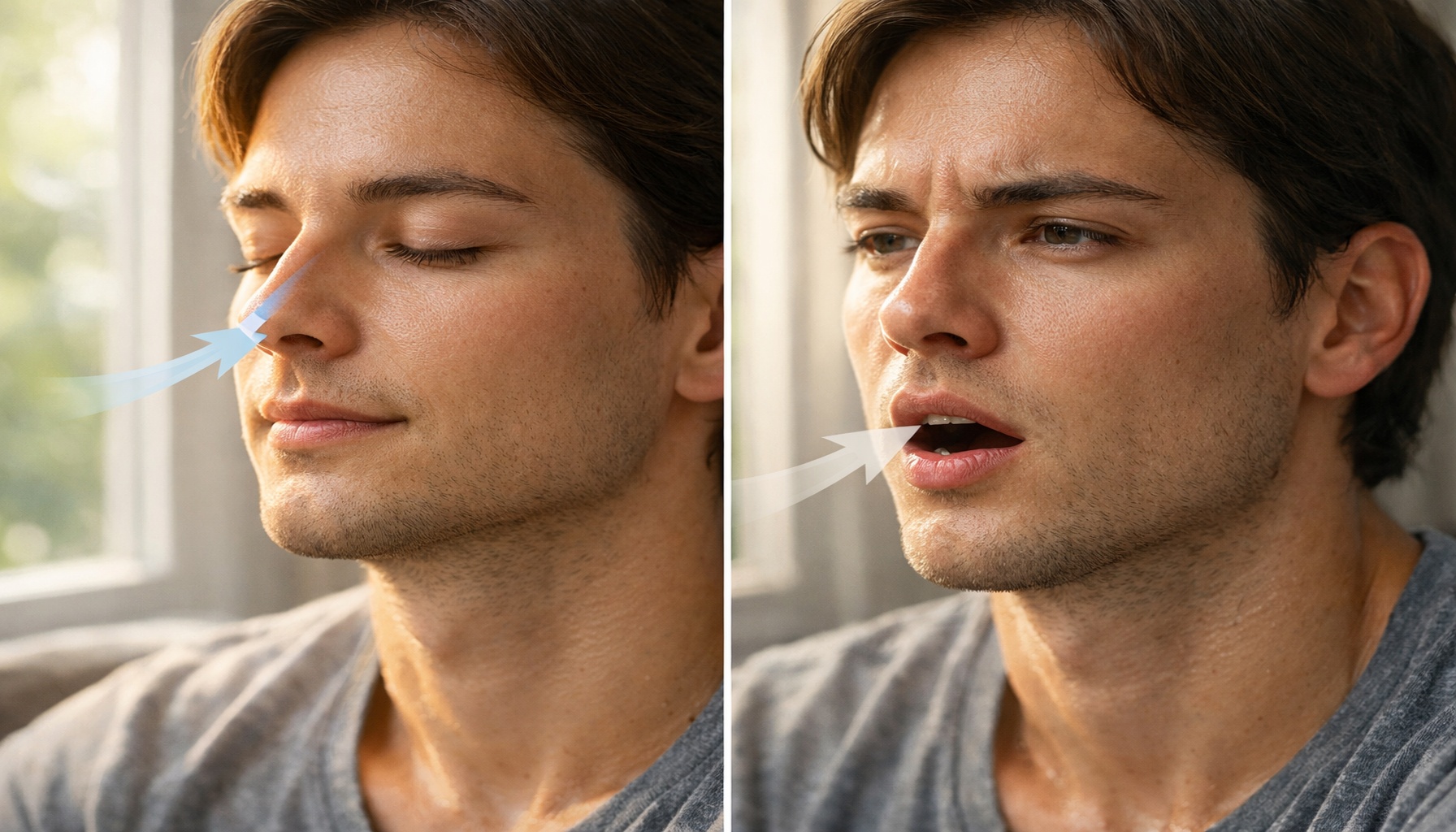 Αναπνοή από μύτη vs στόμα: ποια προστατεύει πραγματικά την υγεία σου;