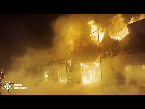 Έξι τραυματίες από ρωσικές επιθέσεις με drones στην Οδησσό