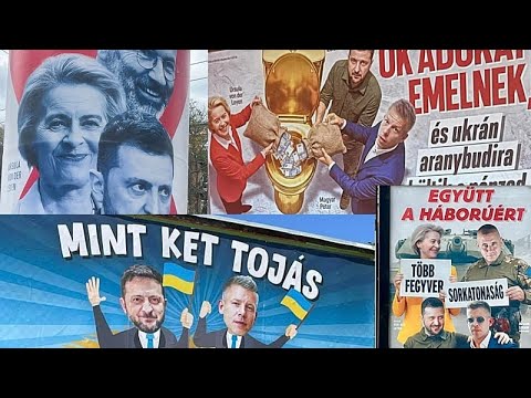 Ο «πόλεμος» της αφισοκόλλησης: σκληρά πολιτικά μηνύματα για την ΕΕ στην Ουγγαρία ενόψει εκλογών