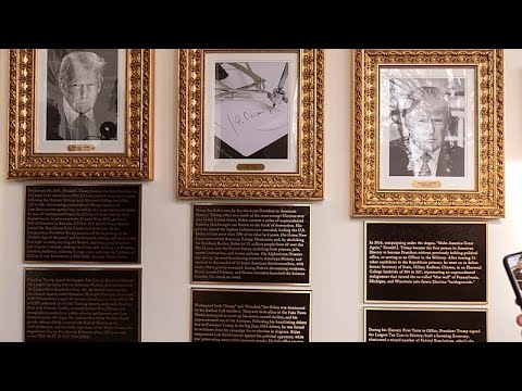 Πλακέτες στα πορτραίτα των προκατόχων του έβαλε ο Τραμπ - Ο «διχαστικός Ομπάμα» και ο......