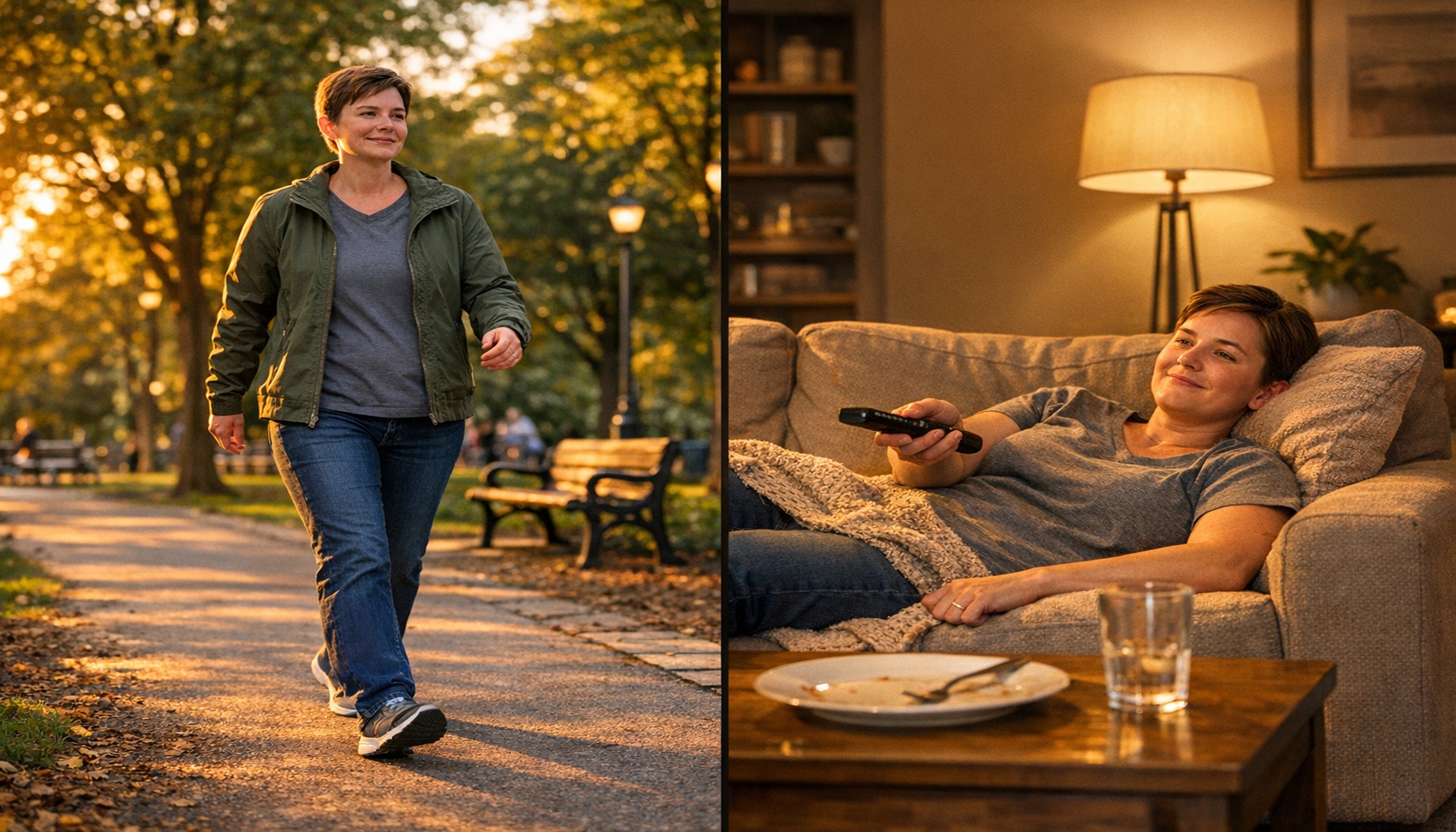 Περπάτημα μετά το φαγητό vs καναπές: ποιο προστατεύει πραγματικά την υγεία σου;