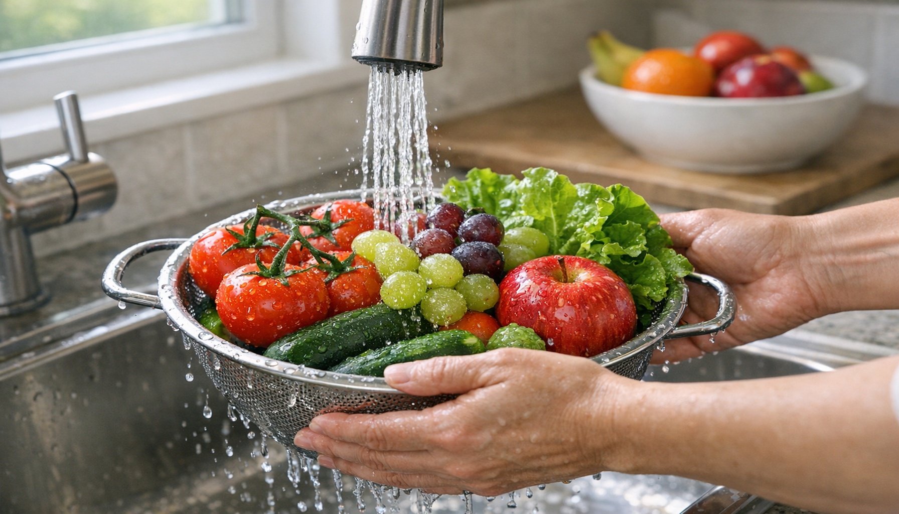Πώς να Πετύχεις Ασφαλές Πλύσιμο Φρούτων και Λαχανικών Χωρίς Άγχος