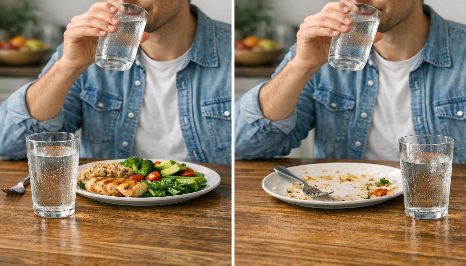Νερό πριν το φαγητό vs νερό μετά: ποια συνήθεια βοηθά πραγματικά την πέψη;