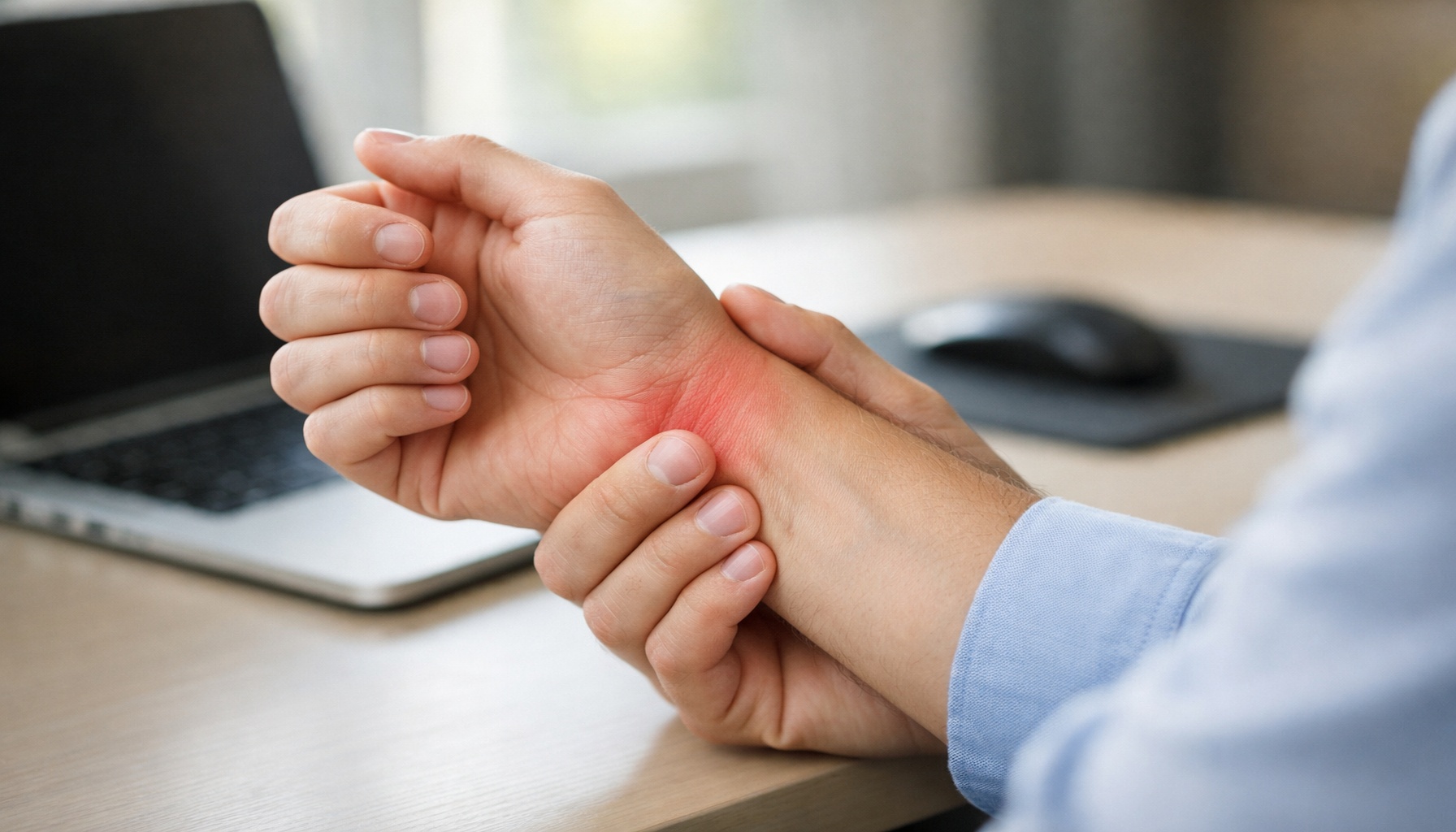 Πόνος στον καρπό: 7 απλές κινήσεις που τον ανακουφίζουν άμεσα!
