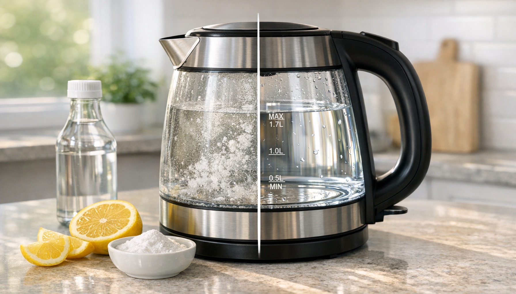 Καθαρισμός βραστήρα από άλατα: 9 έξυπνοι τρόποι για αστραφτερό αποτέλεσμα