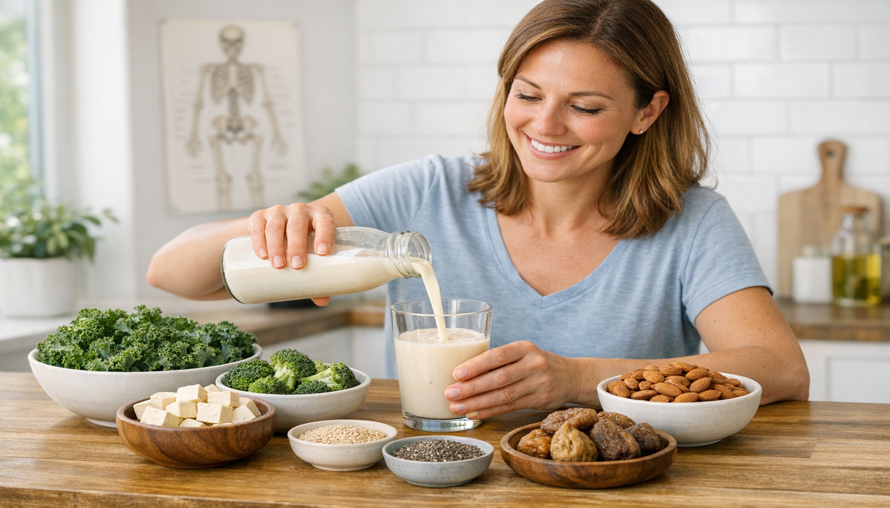 Φυτικό ασβέστιο: πώς θα δυναμώσεις τα οστά σου χωρίς γαλακτοκομικά!