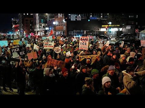 Συλλήψεις στη Μινεάπολη κατά τη διάρκεια διαμαρτυρίας κατά της ICE, ενώ αυξάνεται η κριτική