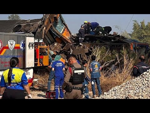 Ταϊλάνδη: Γερανός κατέρρευσε πάνω σε τρένο βόρεια της Μπανγκόκ- Δεκάδες νεκροί και τραυματίες