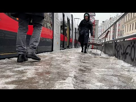 Η Βιέννη αντιμέτωπη με βαρύ ψύχος, ο πάγος στον Δούναβη απειλεί τη ναυσιπλοΐα