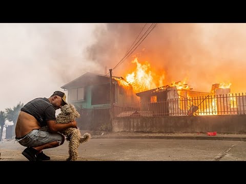 Δασικές πυρκαγιές στη Χιλή: τουλάχιστον 19 νεκροί, αναγκάζουν 50.000 σε εκκένωση