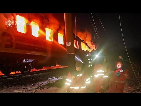 Πόλεμος στην Ουκρανία: Ρωσικό πλήγμα σε επιβατική αμαξοστοιχία στο Χάρκοβο - Πέντε νεκροί