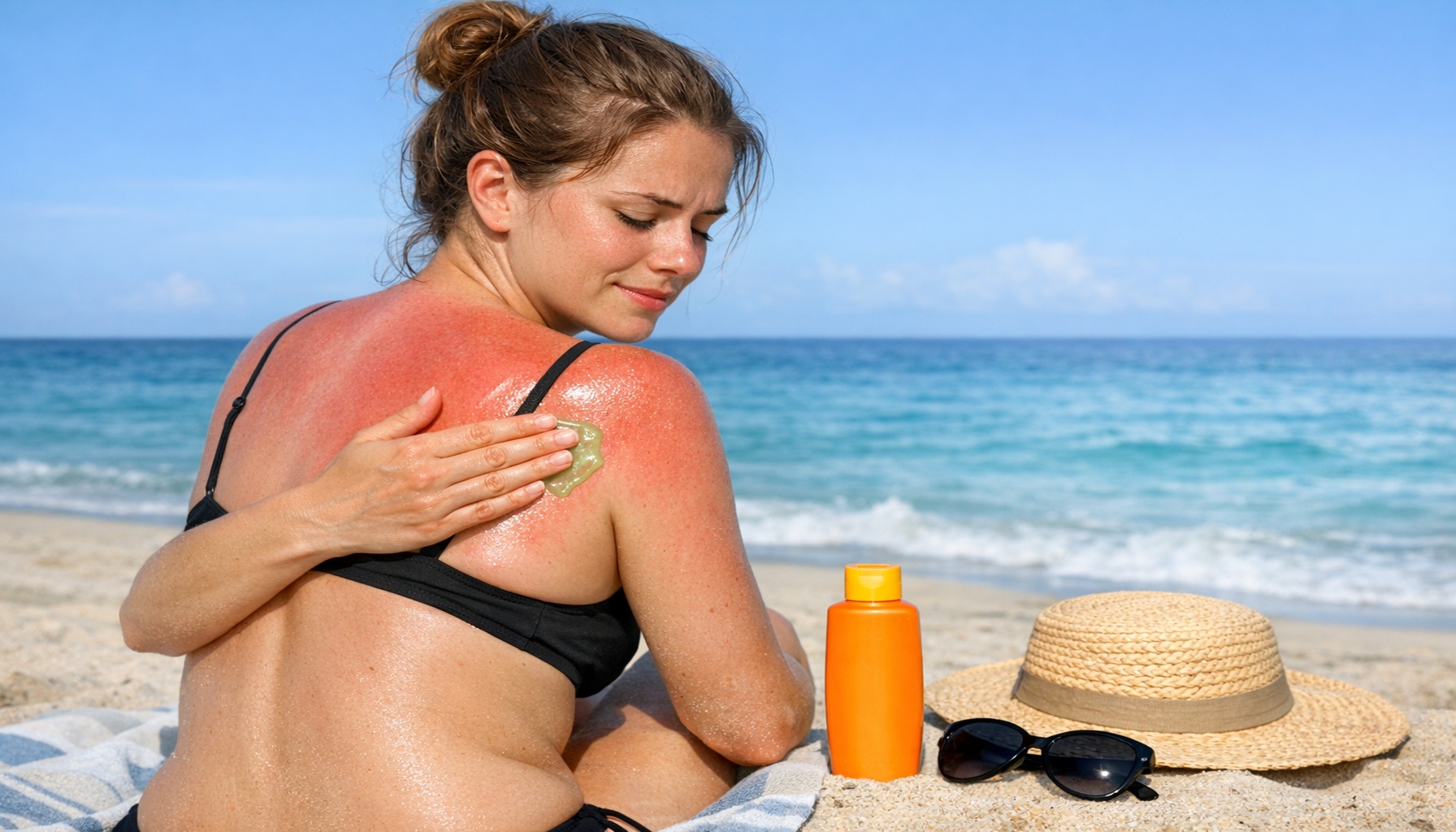 Ηλιακό έγκαυμα: άμεση ανακούφιση, κίνδυνοι και πρόληψη
