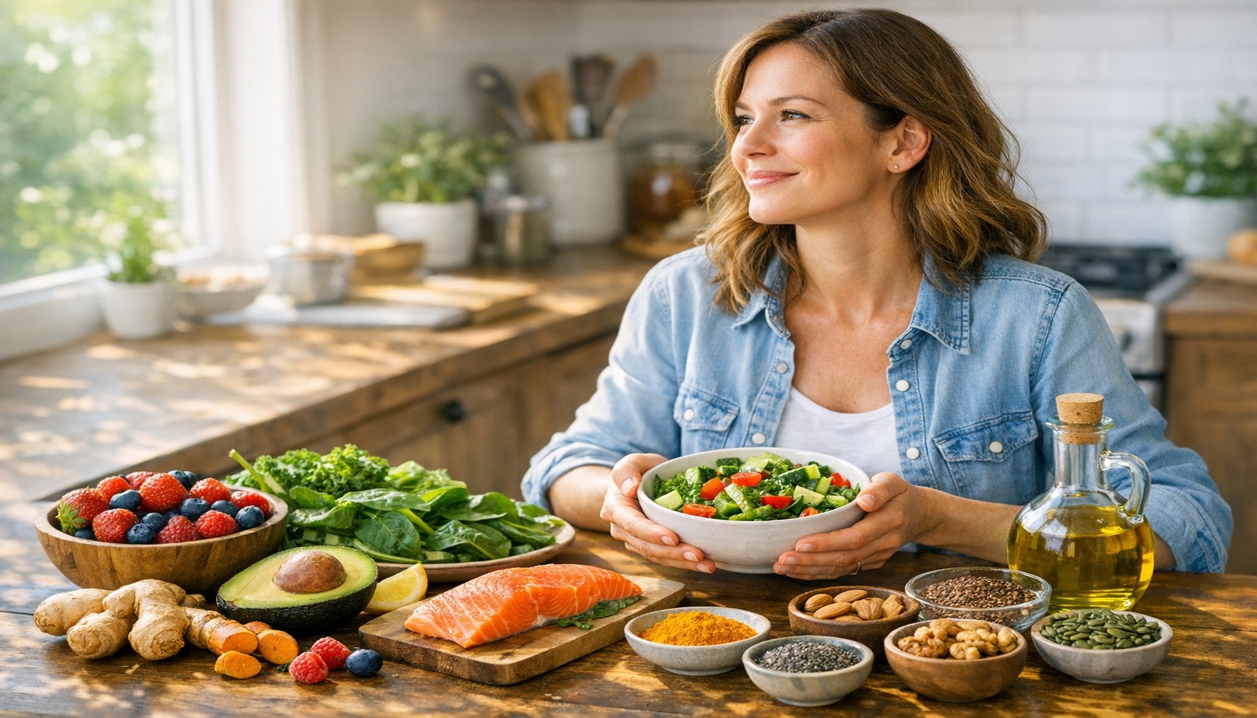 Αντιφλεγμονώδης διατροφή: απλά βήματα για λιγότερο πόνο και περισσότερη ενέργεια!