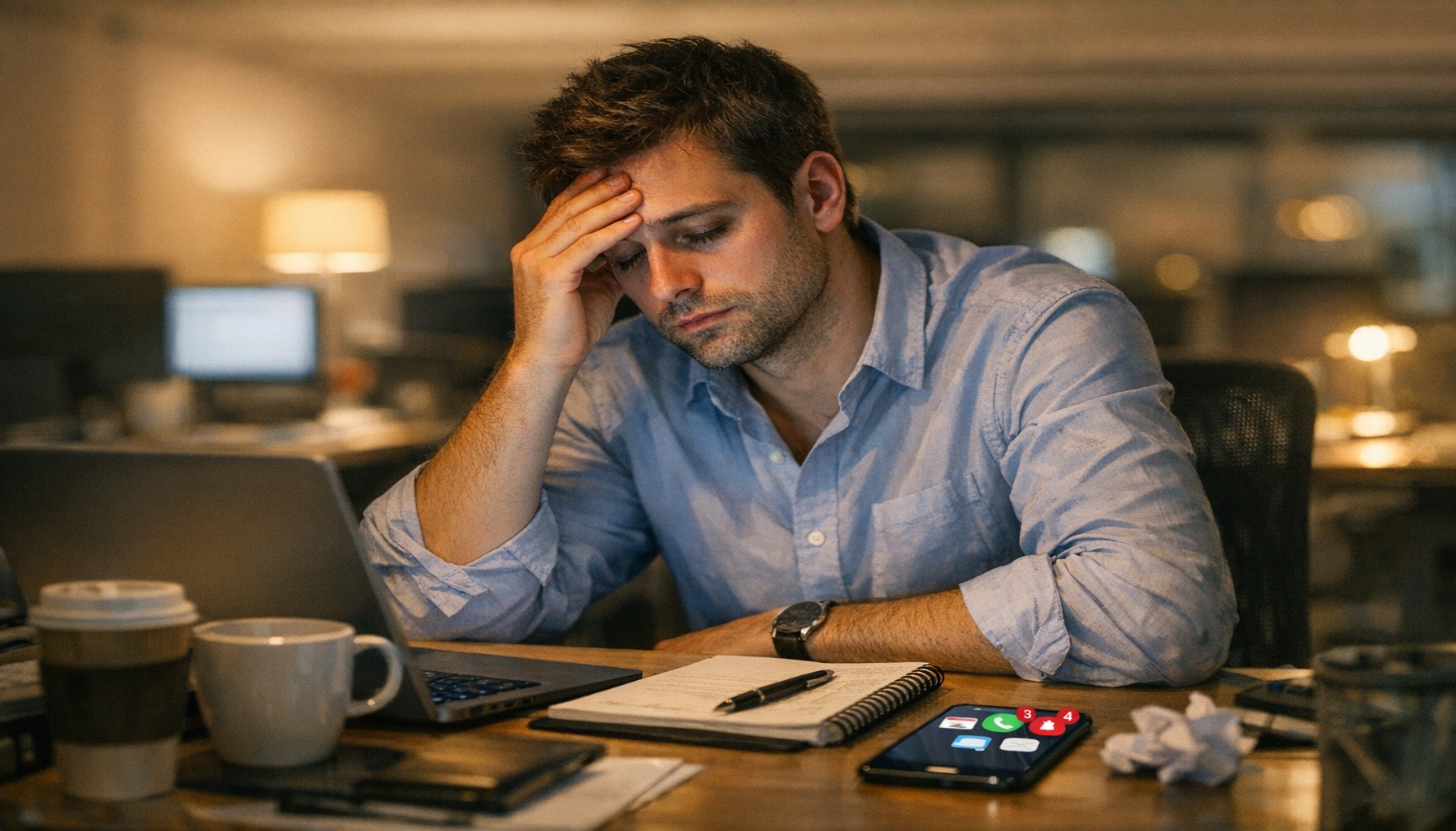 Burnout συμπτώματα: τα ύπουλα σημάδια εξουθένωσης που δεν πρέπει να αγνοείς!