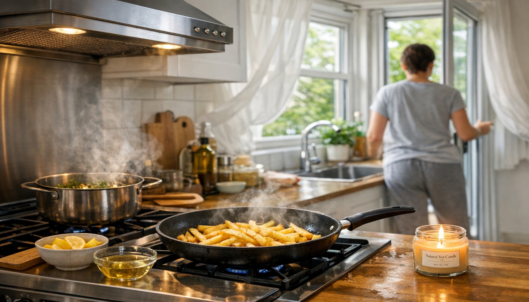 Μυρωδιά τηγανίσματος στο σπίτι: 9 έξυπνοι τρόποι για να την εξαφανίσεις