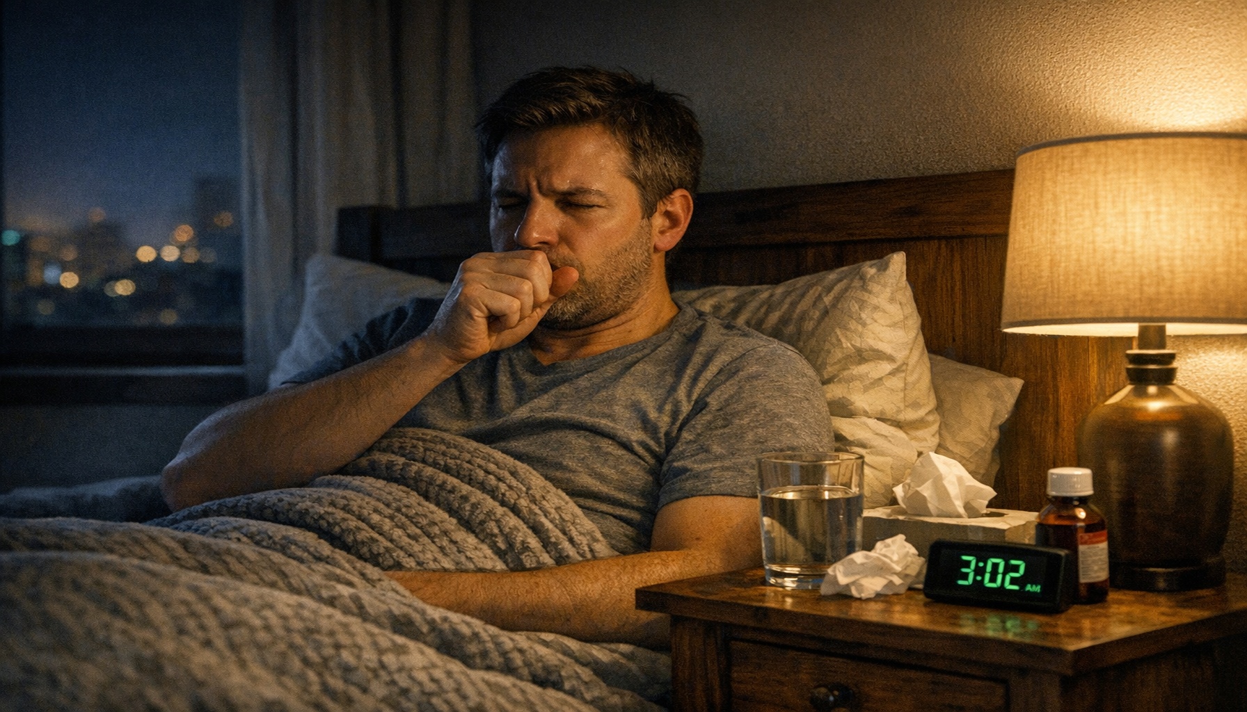 Ξηρός βήχας τη νύχτα: αιτίες, απλές λύσεις και πότε να ανησυχήσεις!