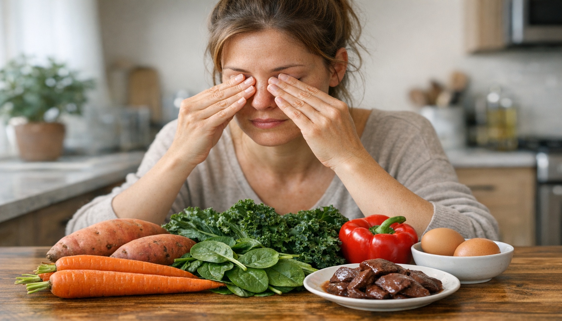 Ανεπάρκεια βιταμίνης Α: ύπουλα συμπτώματα και τροφές που την προλαμβάνουν