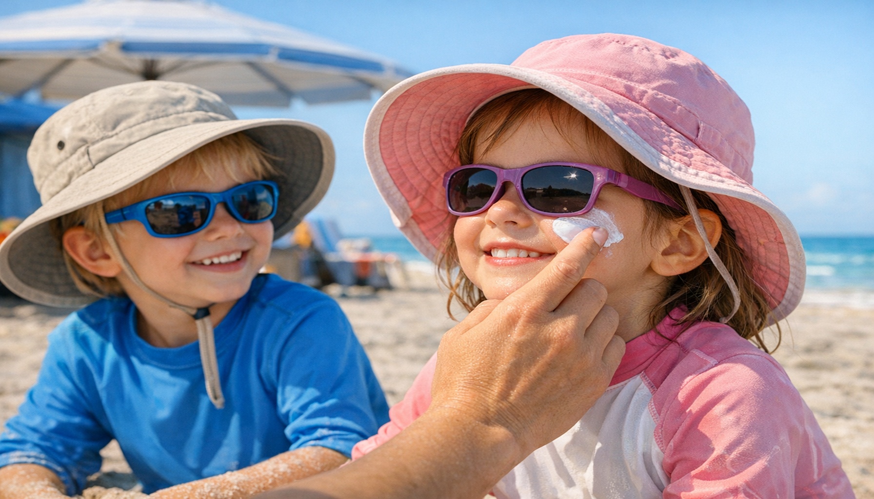 Ηλιακή προστασία παιδιών: 7 χρυσοί κανόνες για ασφαλές παιχνίδι στον ήλιο!