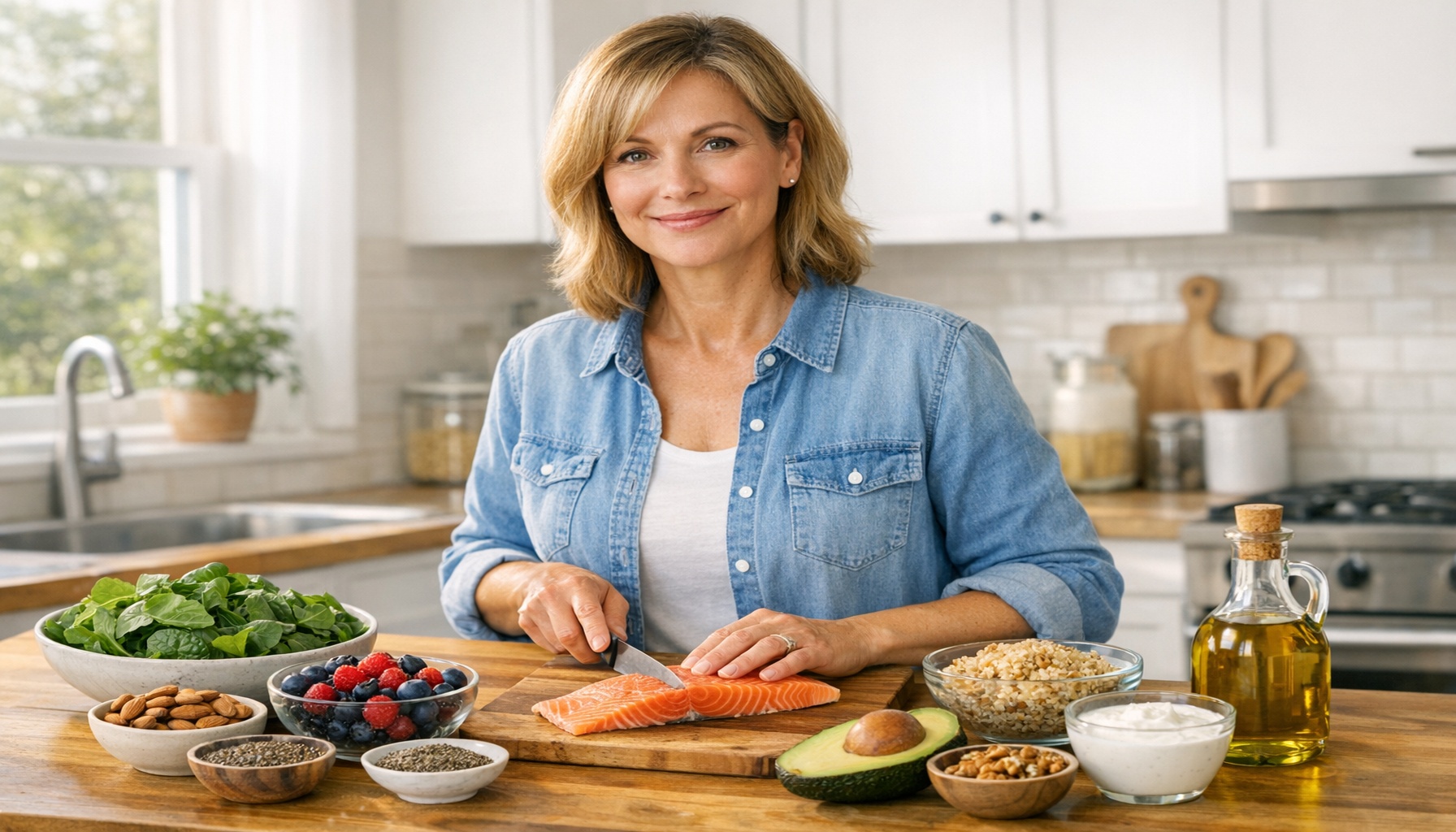 Διατροφή στην εμμηνόπαυση: 7 έξυπνες τροφές που αλλάζουν το παιχνίδι!