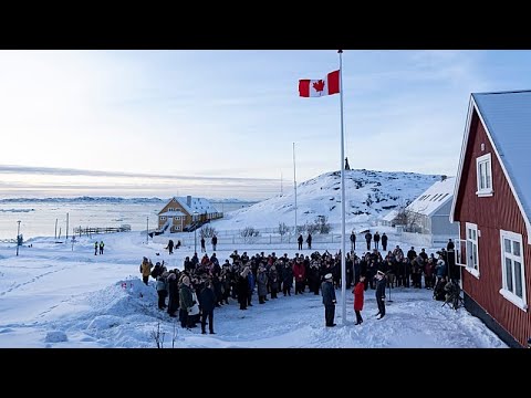 Υψώθηκε η καναδική σημαία στα εγκαίνια προξενείου στη Γροιλανδία