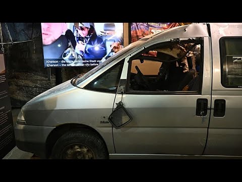 Η τρομοκρατία της Ρωσίας με μη επανδρωμένα αεροσκάφη εναντίον αμάχων - Έκθεση στο Βερολίνο...