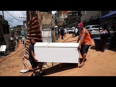 Αγώνας στη Βραζιλία για εντοπισμό επιζώντων μετά τις φονικές πλημμύρες στη Μίνας Ζεράις
