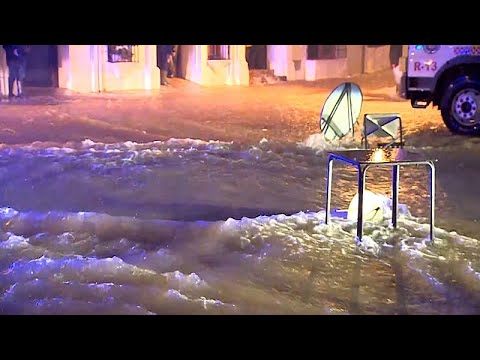 Ισπανία σε κόκκινο συναγερμό καθώς η καταιγίδα Λεονάρντο φέρνει καταρρακτώδεις βροχές και πλημμύρες