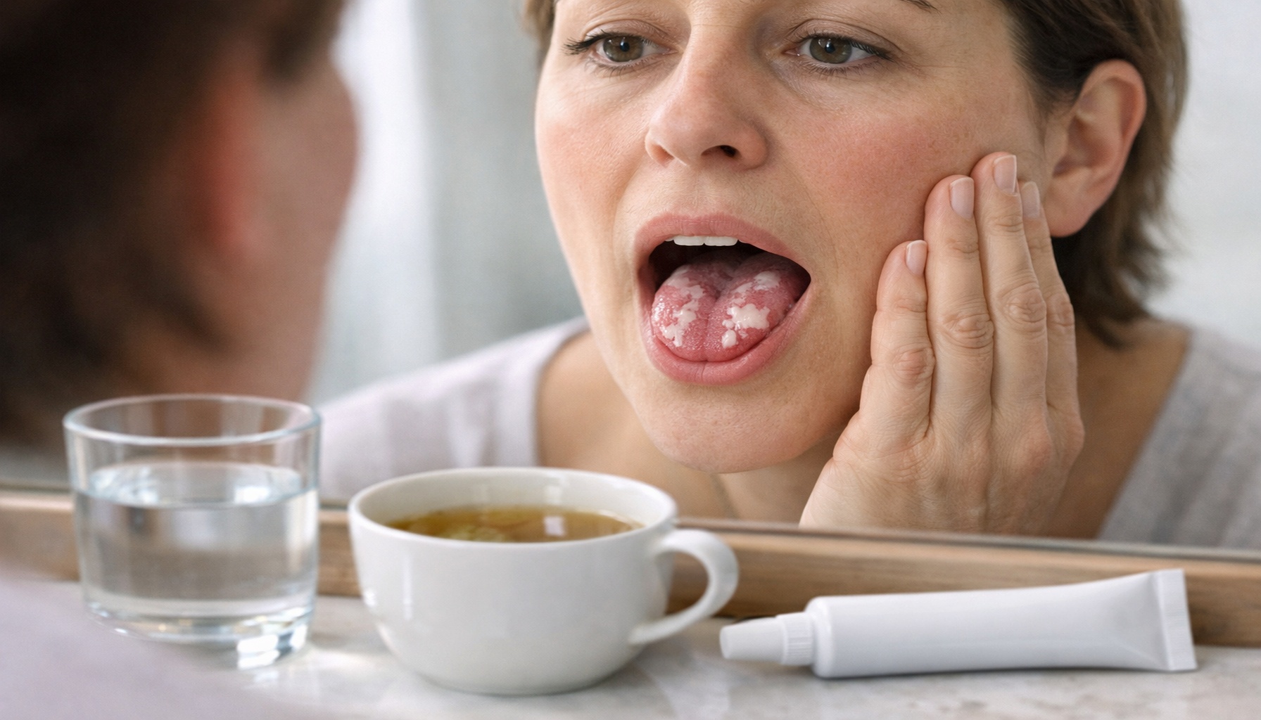 Μυκητίαση στο στόμα: αιτίες, συμπτώματα και απλές λύσεις ανακούφισης!
