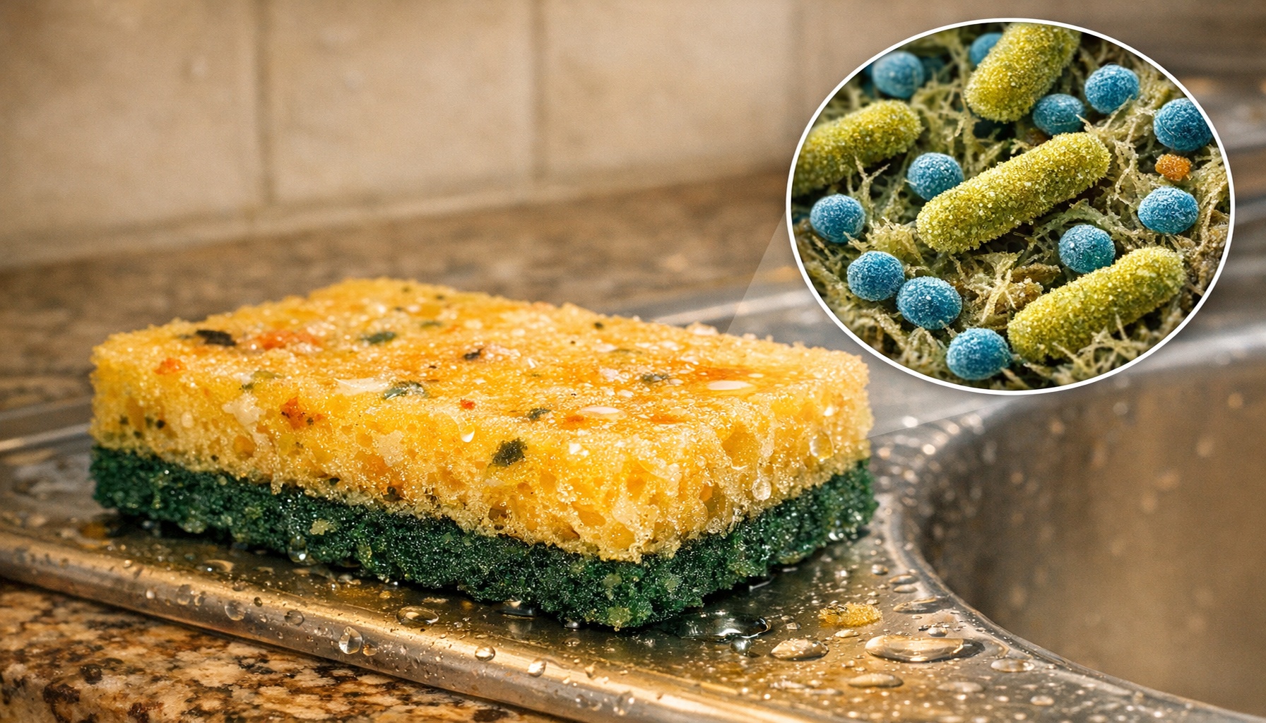 Σφουγγάρι κουζίνας: πόσο βρώμικο είναι πραγματικά και πώς να το κρατάς ασφαλές