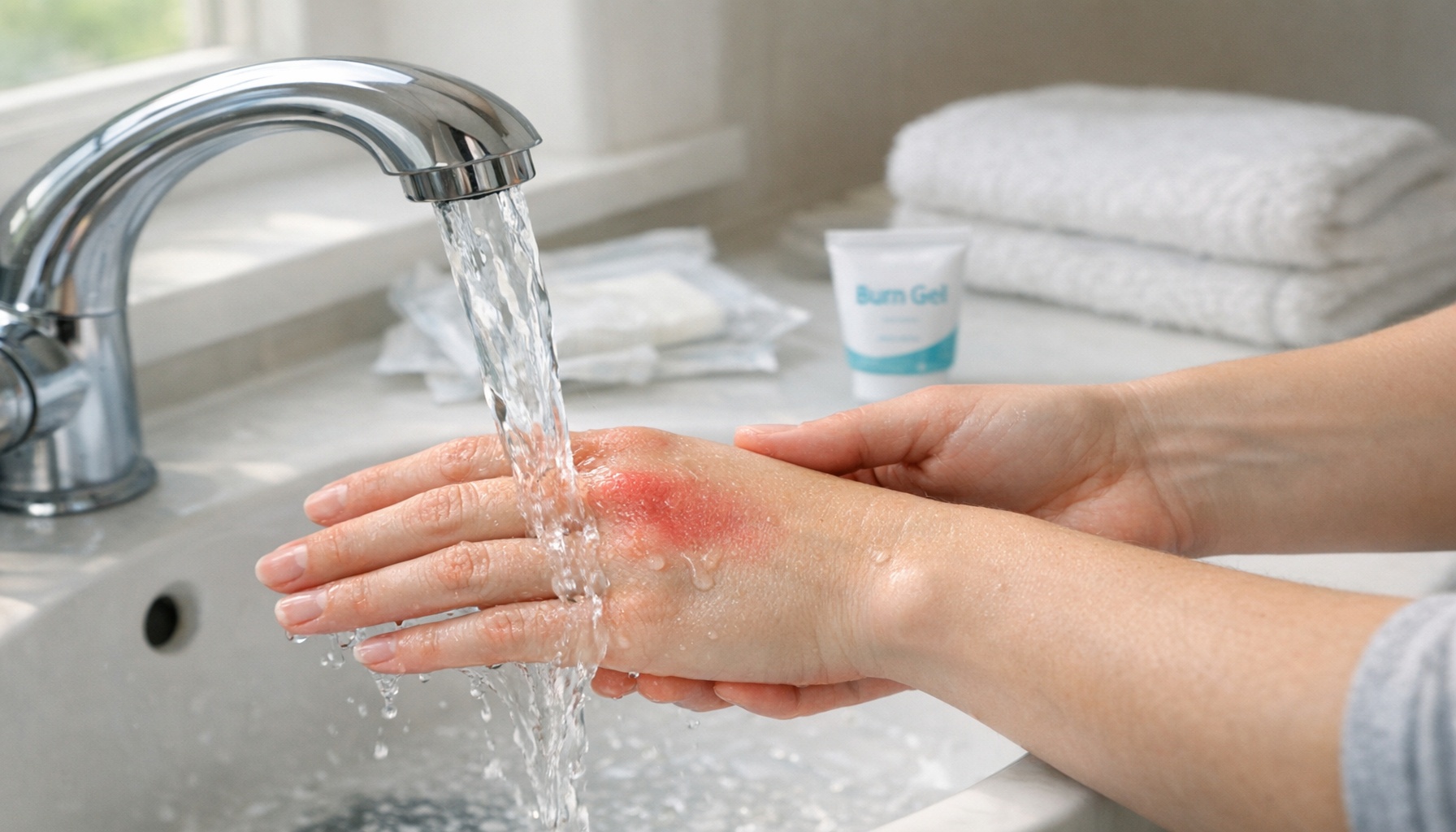 Πρώτες βοήθειες για εγκαύματα: απλά βήματα που προστατεύουν το δέρμα σου!