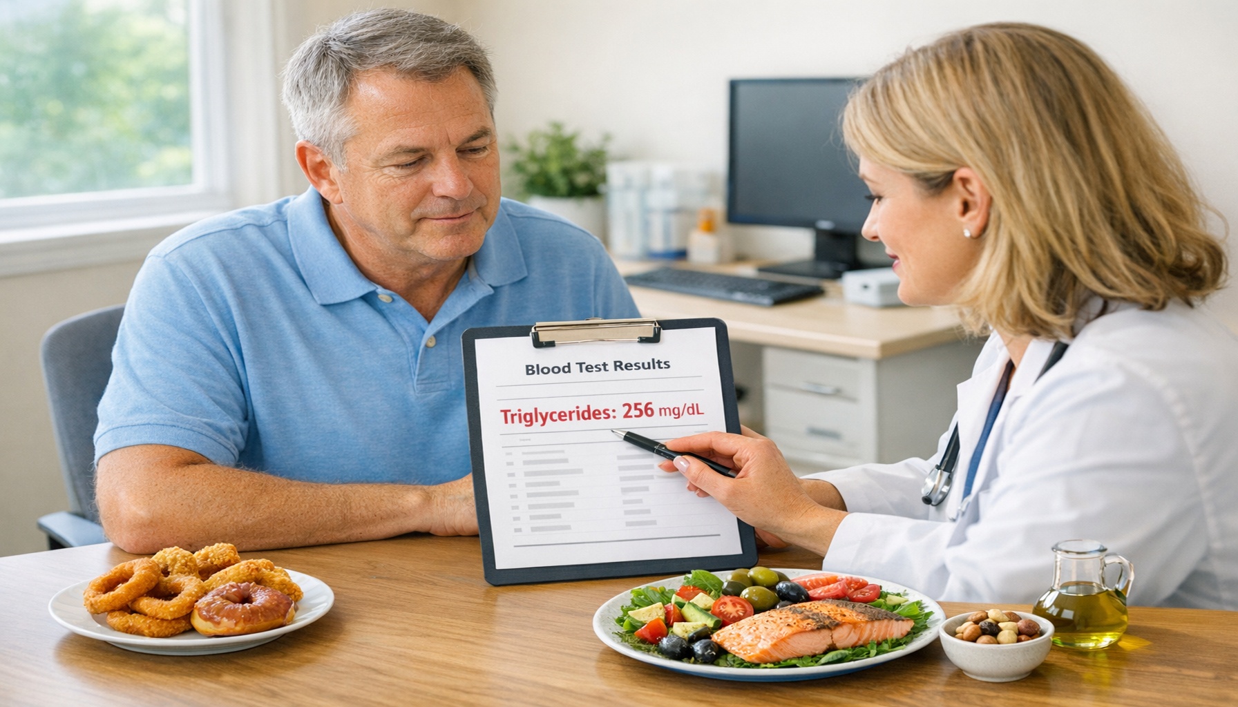 Υψηλά τριγλυκερίδια: αιτίες, διατροφή και απλά βήματα ρύθμισης!