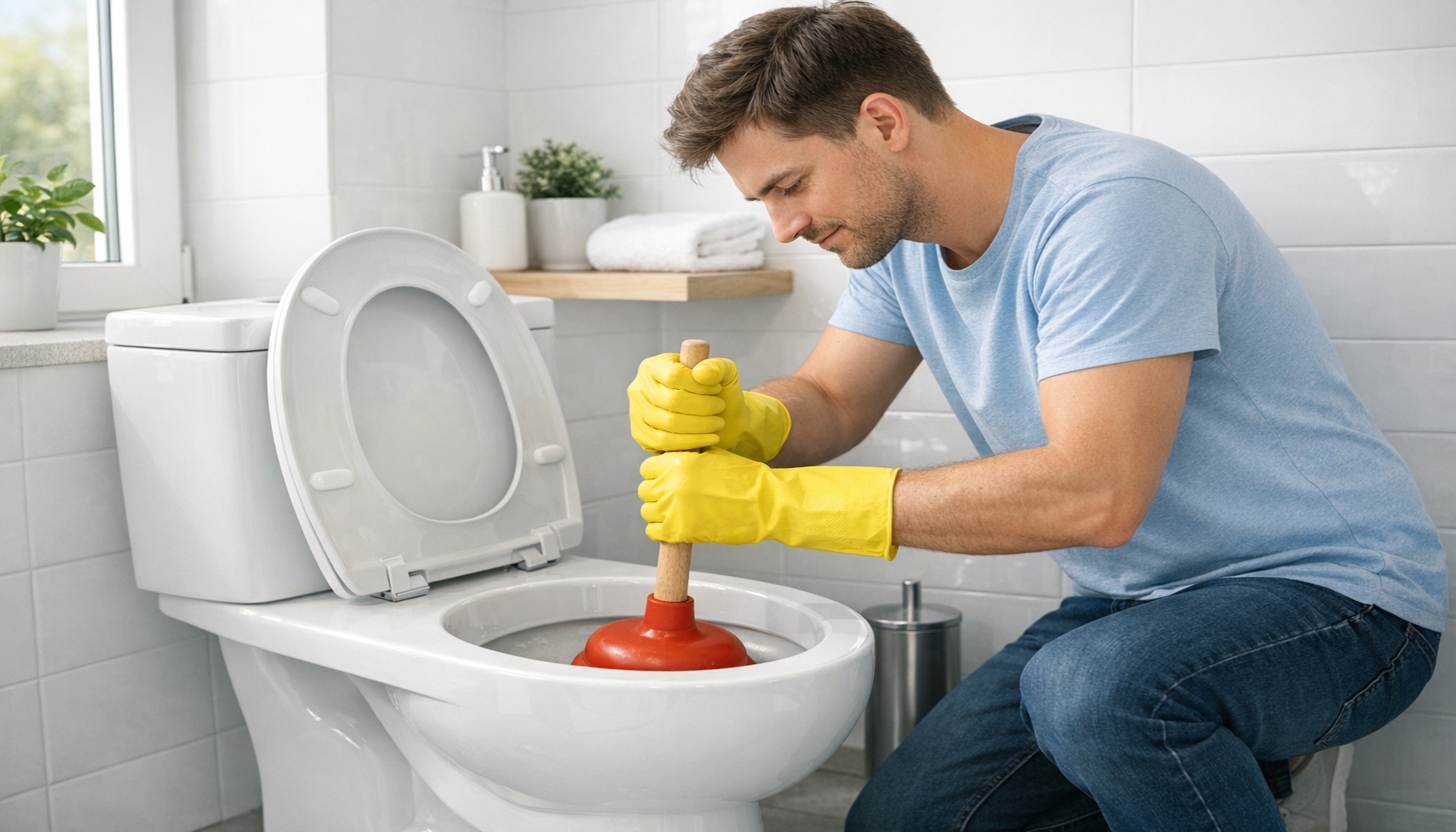 Ξεβούλωμα λεκάνης τουαλέτας: ασφαλείς λύσεις που δουλεύουν πραγματικά!