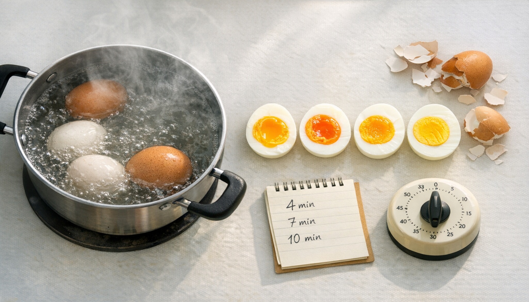 Βράσιμο αυγών: χρόνοι, μυστικά και εγγυημένο τέλειο αποτέλεσμα!