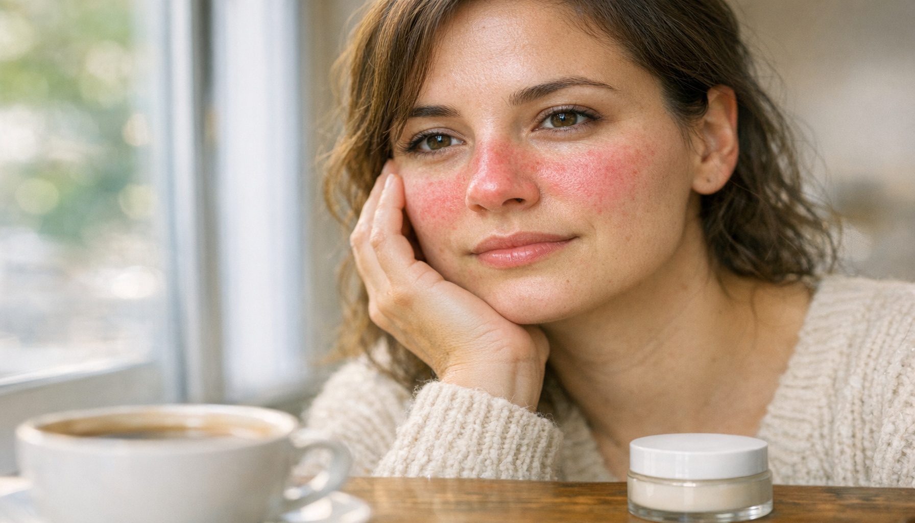 Ροδόχρους ακμή στο πρόσωπο: αιτίες, λύσεις και μικρά κόλπα ηρεμίας