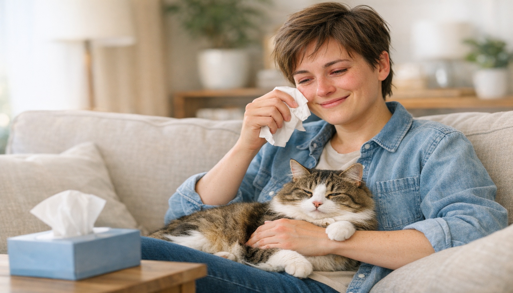 Αλλεργία στη γάτα: συμπτώματα, λύσεις και πώς να συμβιώνεις χωρίς δράματα