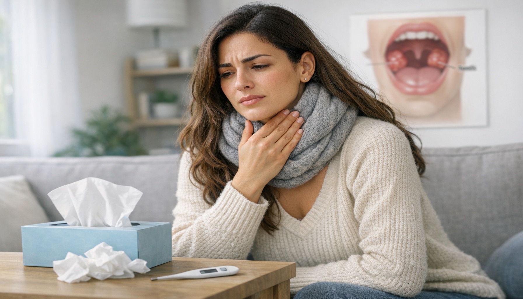 Αμυγδαλίτιδα συμπτώματα: πώς θα τα αναγνωρίσεις έγκαιρα και θα προστατεύσεις την υγεία σου!