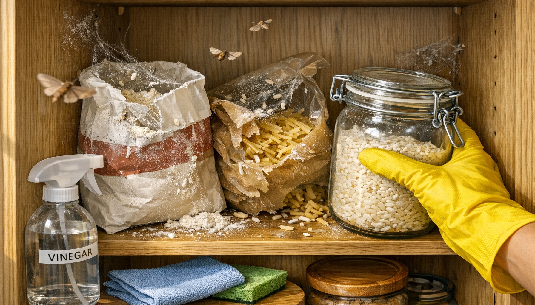 Σκόρος τροφίμων: 9 έξυπνοι τρόποι για να σώσεις την κουζίνα σου!