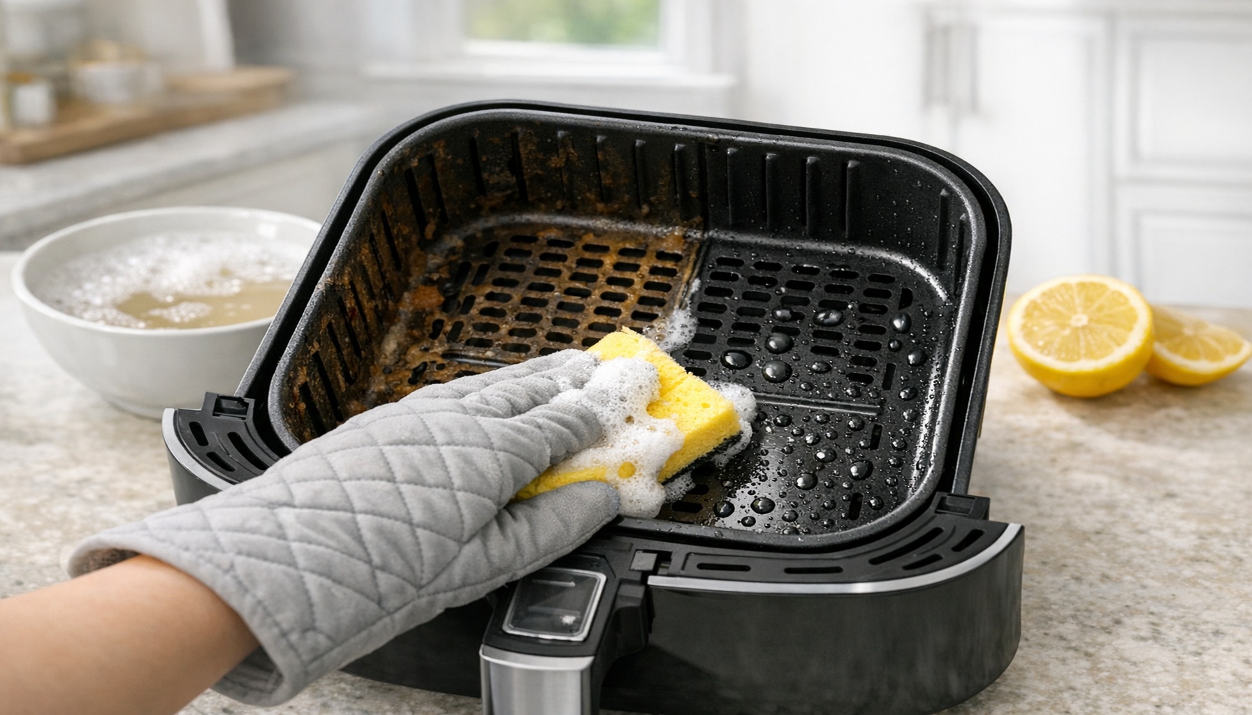 Καθαρισμός airfryer: ο έξυπνος τρόπος για φριτέζα αέρα χωρίς λίπη και δράματα