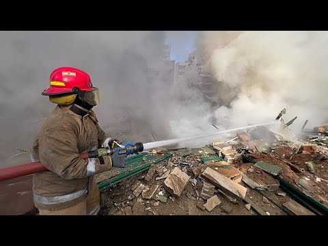 Κατάρρευση κτιρίου στο νότιο Λίβανο μετά από ισραηλινό πλήγμα σε ίδρυμα της Χεζμπολάχ