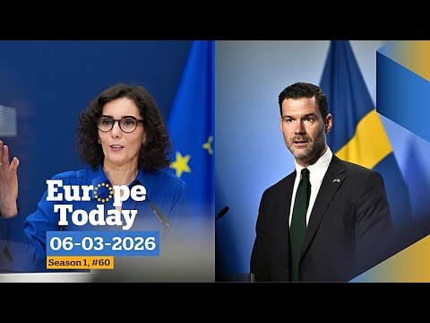 Europe Today: Αντιδράσεις Λαμπίμπ και Σουηδού υπ. Μετανάστευσης για τον πόλεμο στο Ιράν