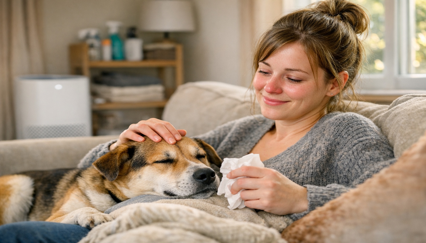 Αλλεργία στον σκύλο: σημάδια, πρακτικές λύσεις και ζωή μαζί του με ηρεμία!