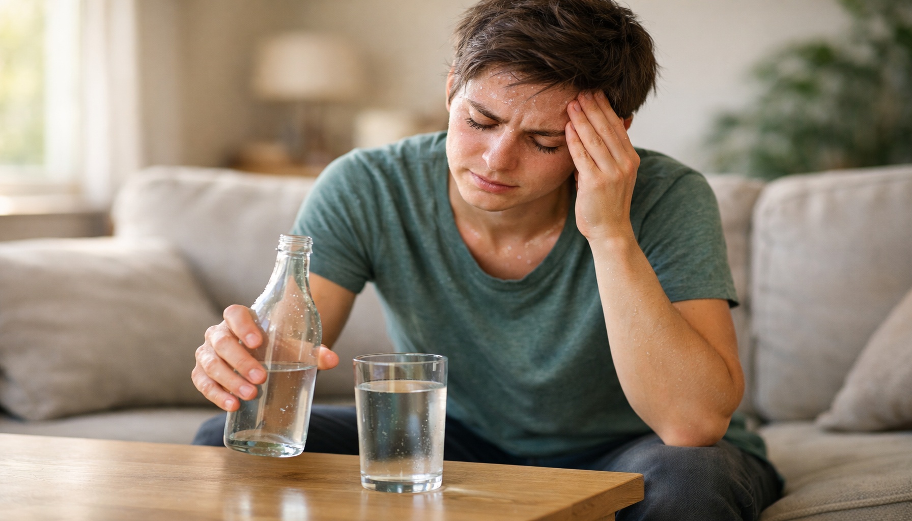 Πονοκέφαλος από αφυδάτωση: αιτίες, απλά σημάδια και λύσεις ανακούφισης!
