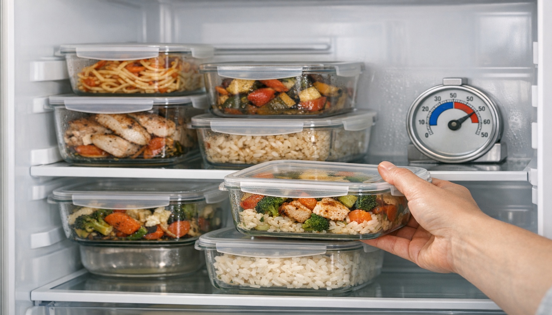 Συντήρηση μαγειρεμένου φαγητού στο ψυγείο: χρόνοι, ασφάλεια και πρακτικά tips